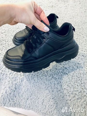 Кроссовки ботинки 36 размер женские чёрные Кроссовки ботинки 36 размер женские чёрные