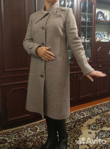 Драповое пальто демисезон