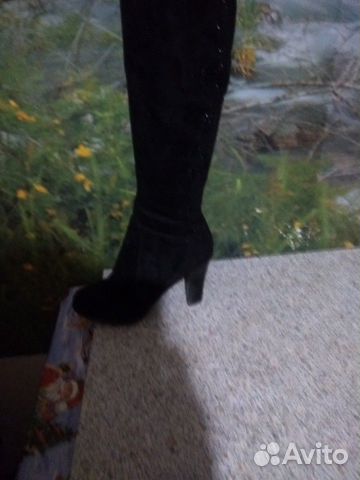 Ботфорты, замша,39размер