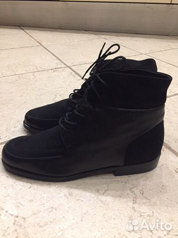 Новые кожаные женские ботинки Ручная работа Новые кожаные женские ботинки Ручная работа