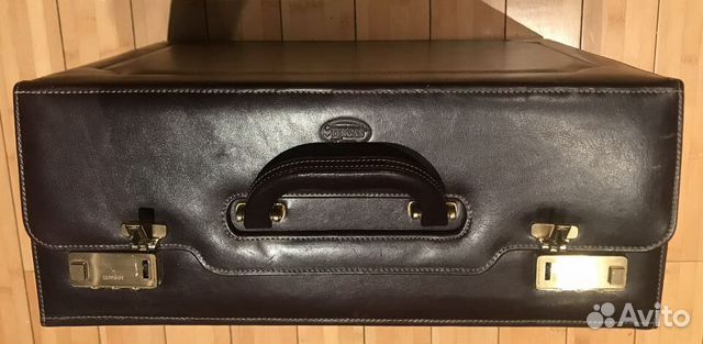 Винтажный саквояж из натуральной кожи Tergan Винтажный саквояж из натуральной кожи Tergan