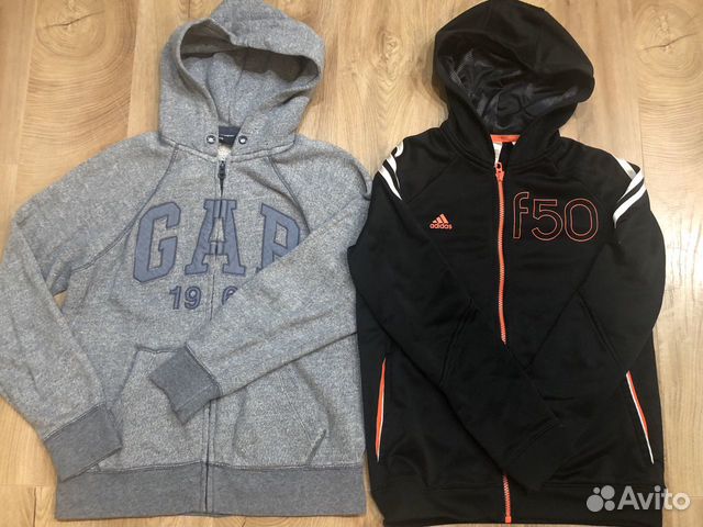 Кофты на молнии на мальчика Adidas и Gap на 10-12 Кофты на молнии на мальчика Adidas и Gap на 10-12