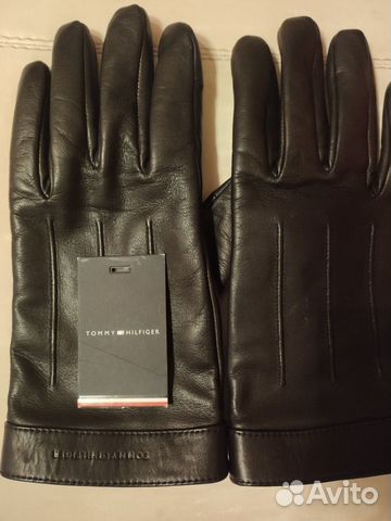 Tommy hilfiger Перчатки кожаные мужские