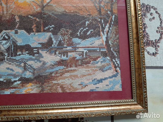 Картина вышитая крестиком 