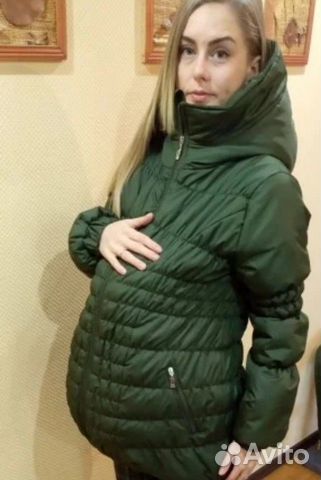 Слинго куртка для беременных 3 в 1, демисез