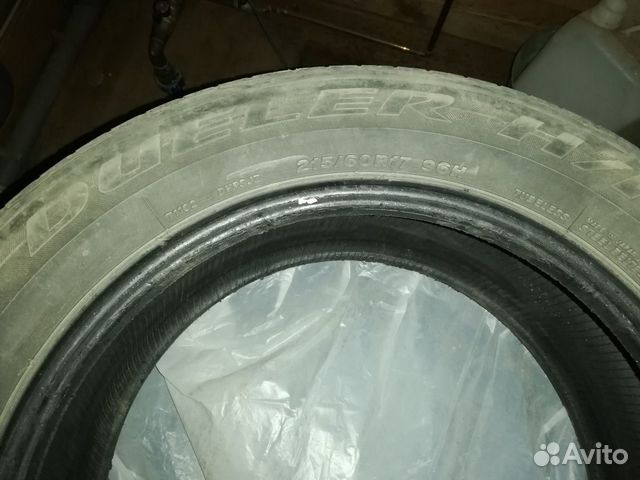 Шины Bridgestone Dueler H/P 215/60R17 б/у