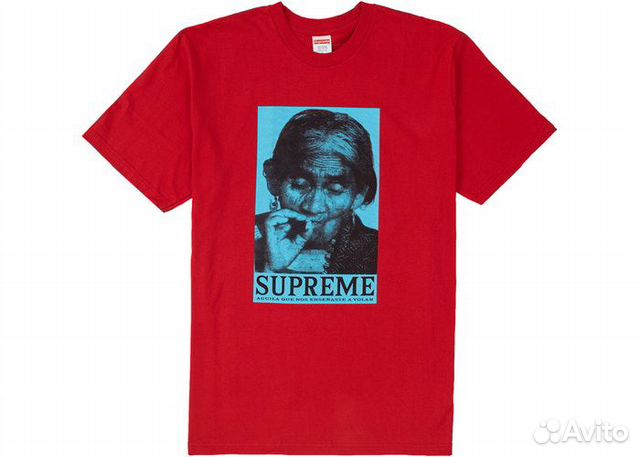 supreme red t shirt