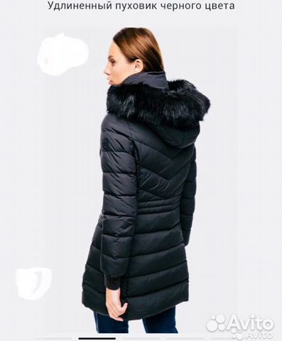 Пуховик Tommy Hilfiger, дублёнка натуральная р.44