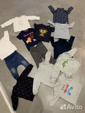 Вещи пакетом мальчик до 74 размера Вещи пакетом мальчик до 74 размера