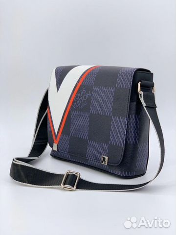 Новая мужская сумка кожа планшетка Louis Vuitton