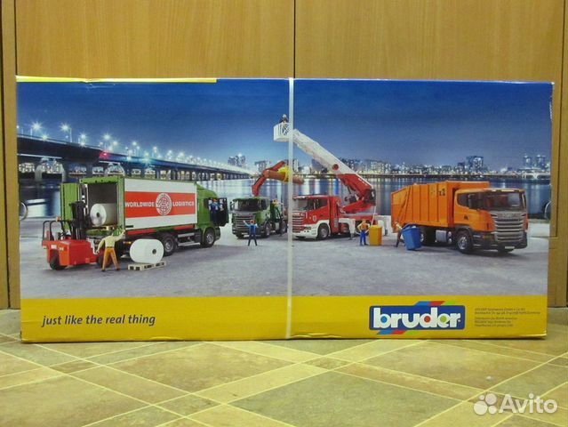 Bruder пожарная машина Scania, доставка по России