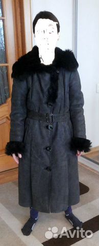 Дублёнка натуральная р. 42-44, длинная Дублёнка натуральная р. 42-44, длинная