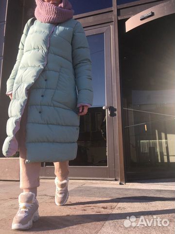 Пальто пуховик новое зима Пальто пуховик новое зима