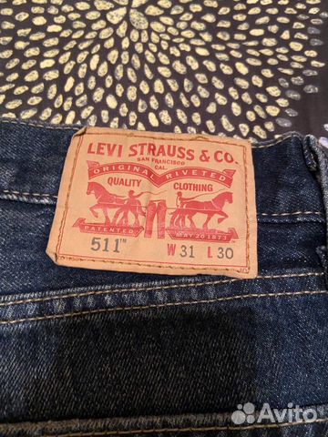 Levi Strauss 511 джинсы левайсы