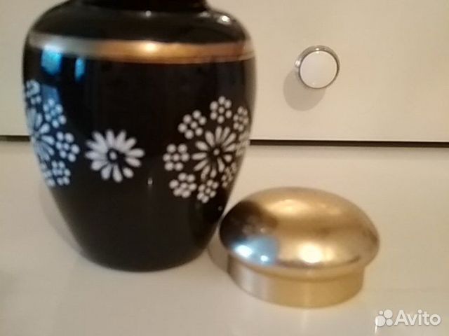 Чайница, кобальтовое стекло Чайница, кобальтовое стекло