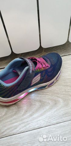 Кроссовки skechers светящиеся 28,5