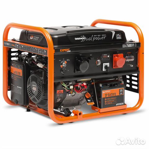 Генератор бензиновый GDA 7500 DPE-3 daewoo Генератор бензиновый GDA 7500 DPE-3 daewoo