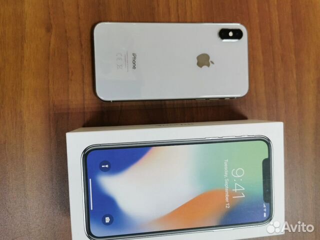 Телефон iPhone X 256gb Silver б. у