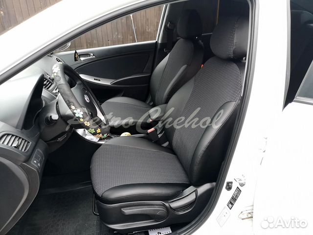 Чехлы Hyundai Solaris / Хендай Солярис ткань Чехлы Hyundai Solaris / Хендай Солярис ткань
