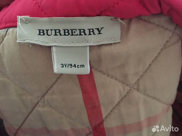 Куртка на девочку Burberry