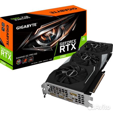 Новая GigaByte GeForce RTX 2060 Gaming OC Pro 1830
