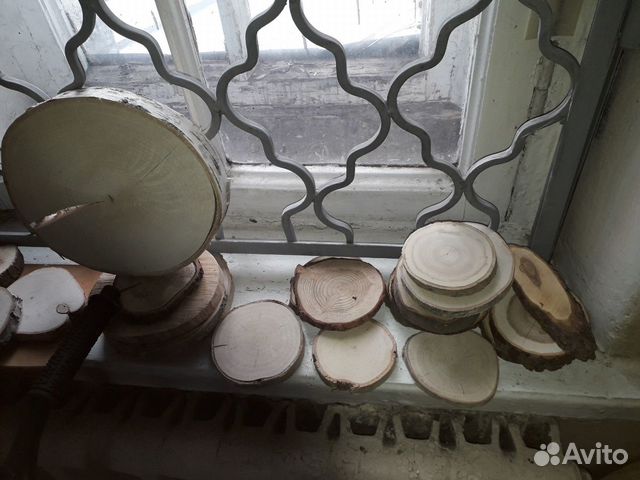 Панно из спилов с зеркалами 1 м2
