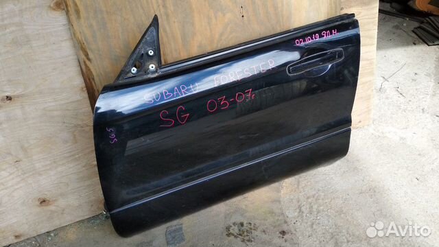 Дверь пер левая субару форестер sg,forester 02-08г
