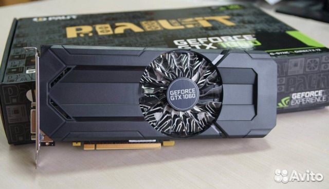 Видеокарта Palit GeForce GTX 1060 stormx 3G Видеокарта Palit GeForce GTX 1060 stormx 3G