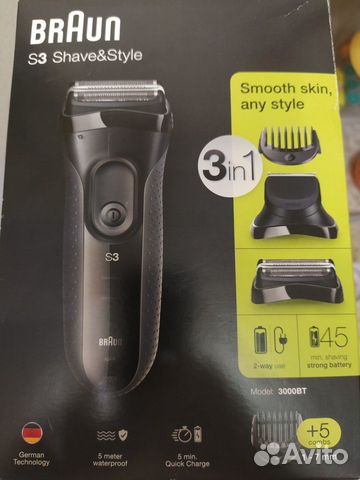 braun 3000bt series 3 shave&style