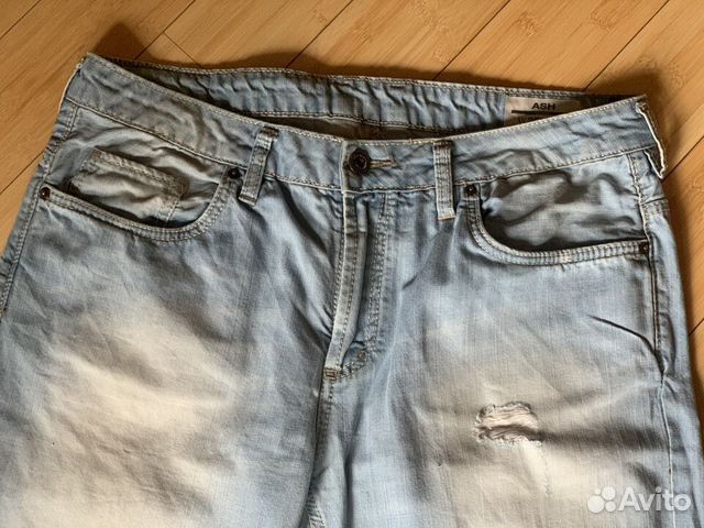 Джинсы Ash skinny W36 L32 легкие летние Джинсы Ash skinny W36 L32 легкие летние