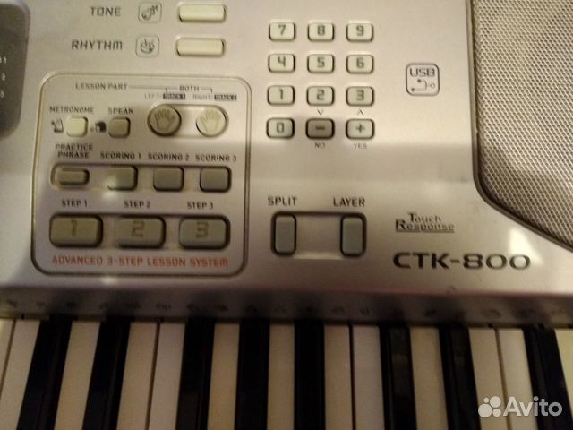 Синтезатор casio CTK 800 с подставкой