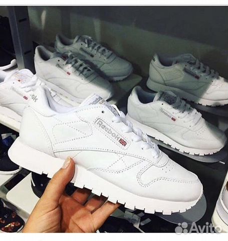 Кроссовки Reebok Classic чёрный белый Кроссовки Reebok Classic чёрный белый