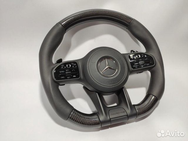 Руль карбон рулевое колесо Mercedes W464 W222 AMG