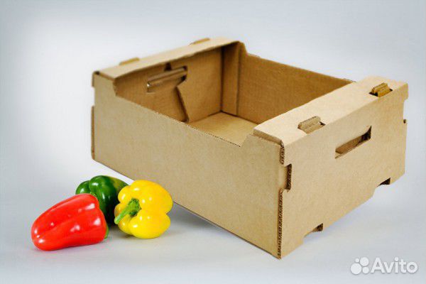 Картонная коробка гофролоток евротара гофротара