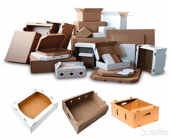 Картонная коробка гофролоток евротара гофротара