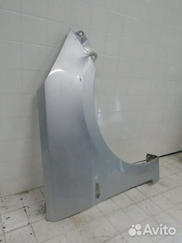 Крыло серебристое переднее правое Hyundai Solaris