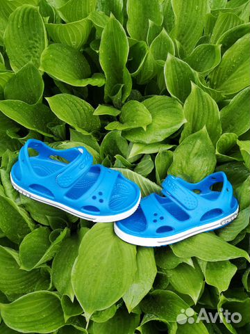 Сандалии Crocs (т. синие и голубые)