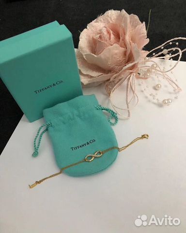 Золотой браслет Tiffany 9.2 гр брилл 0.12 ct Золотой браслет Tiffany 9.2 гр брилл 0.12 ct