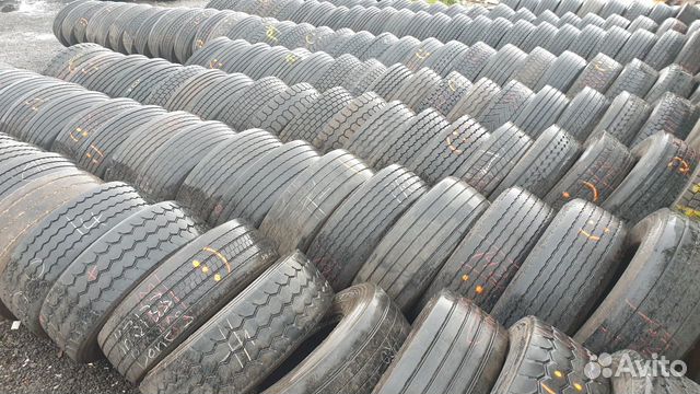 Грузовая шина бу 315 70R22.5 Bridgestone из Европы