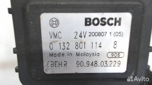 Электропривод заслонки отопителя DAF XF 105, 2008 Электропривод заслонки отопителя DAF XF 105, 2008
