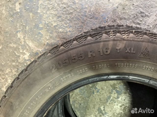 Комплект шин Continental ContiIceContact 205/55 16