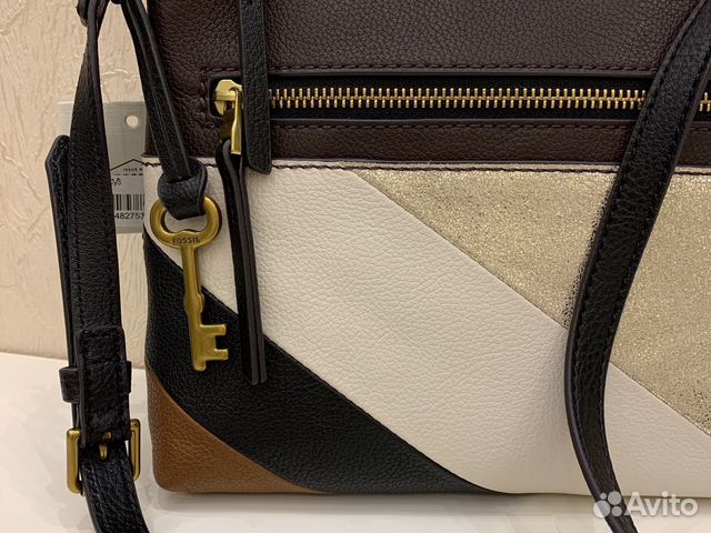 Сумка Fossil коричневая кроссбоди