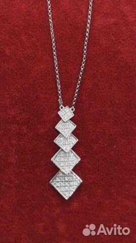 Новое золотое колье с бриллиантами