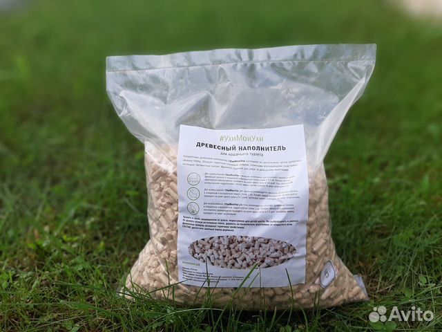 Наполнитель древесный для кошек, птиц,грызунов