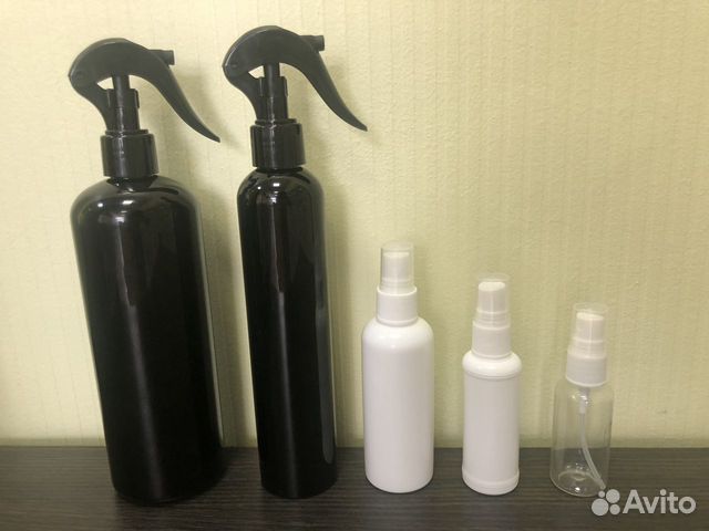 Флаконы с распылителем для антисептика Флаконы с распылителем для антисептика