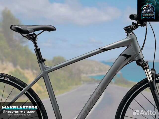 Велосипед Merida Crossway 300 Matt Dark Grey/Black