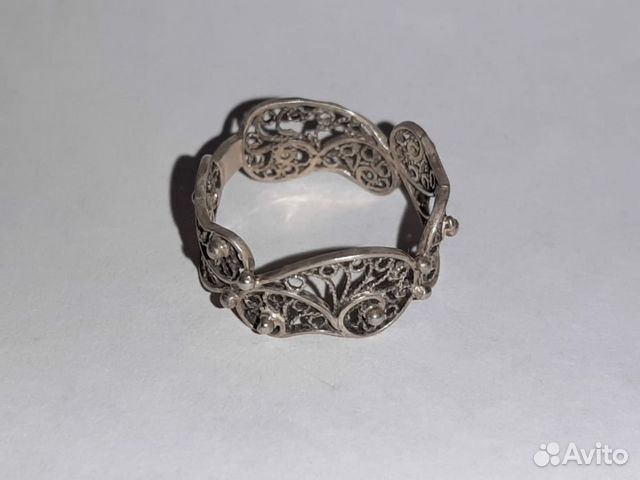 Серебряное кольцо ажурное. 875пр Серебряное кольцо ажурное. 875пр