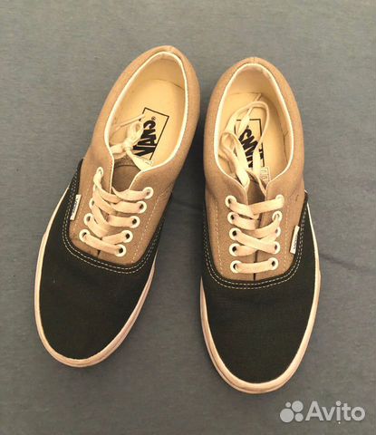 Кеды Vans зелёный/бежевый Кеды Vans зелёный/бежевый