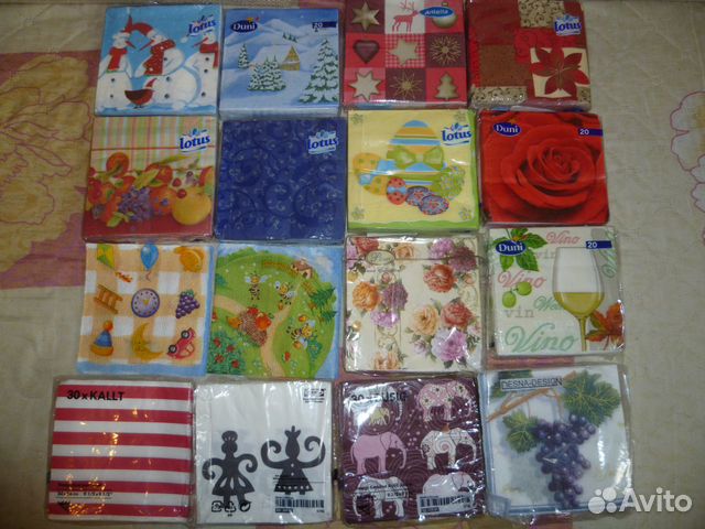 Салфетки для декупажа 25x25 см