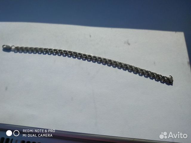 Серебряный браслет на руку